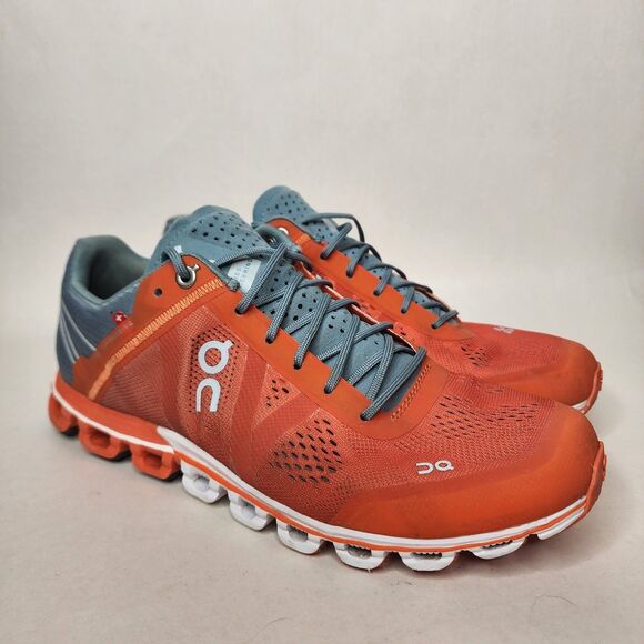 On Cloudflow Shoes Running Athletic Gym Sneakers Mens 7 Womens 8.5 Orange main image 11